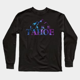 Starry Galaxy Lake Tahoe Long Sleeve T-Shirt